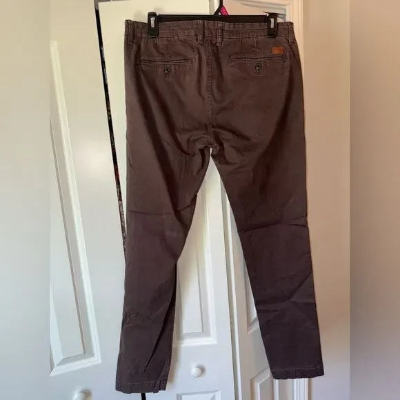 Jachs Brown Chinos Classic Straight Leg 36x34 - Picture 2 of 8